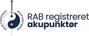 logo RAB-registreret praktiserende akupunktør. Akupunktur Næstved v. Lene Kryger